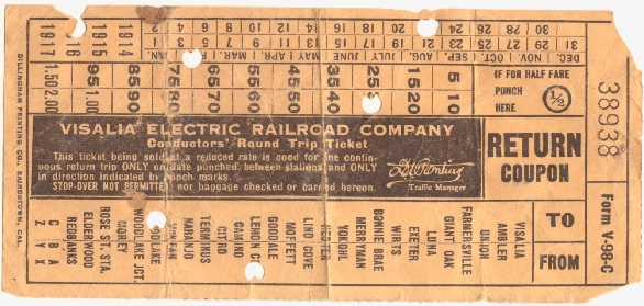 picture of ticket to terminus beach